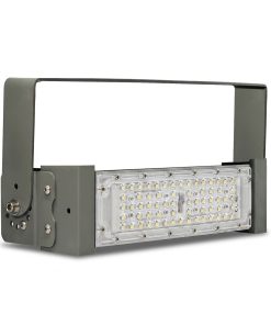 Đèn LED pha P01 (Khung xám) Module SMD 3030 Mẫu A - Công suất 50W