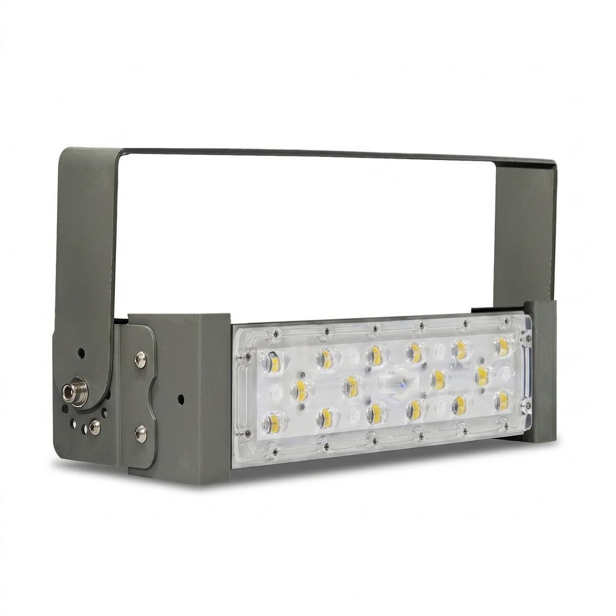 Đèn LED pha P01 (Khung xám) Module SMD 5050 Mẫu A - Công suất 50W