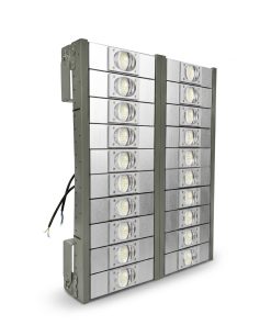 Đèn LED pha P01 (Khung xám) Module COB 3030 - Công suất 1000W