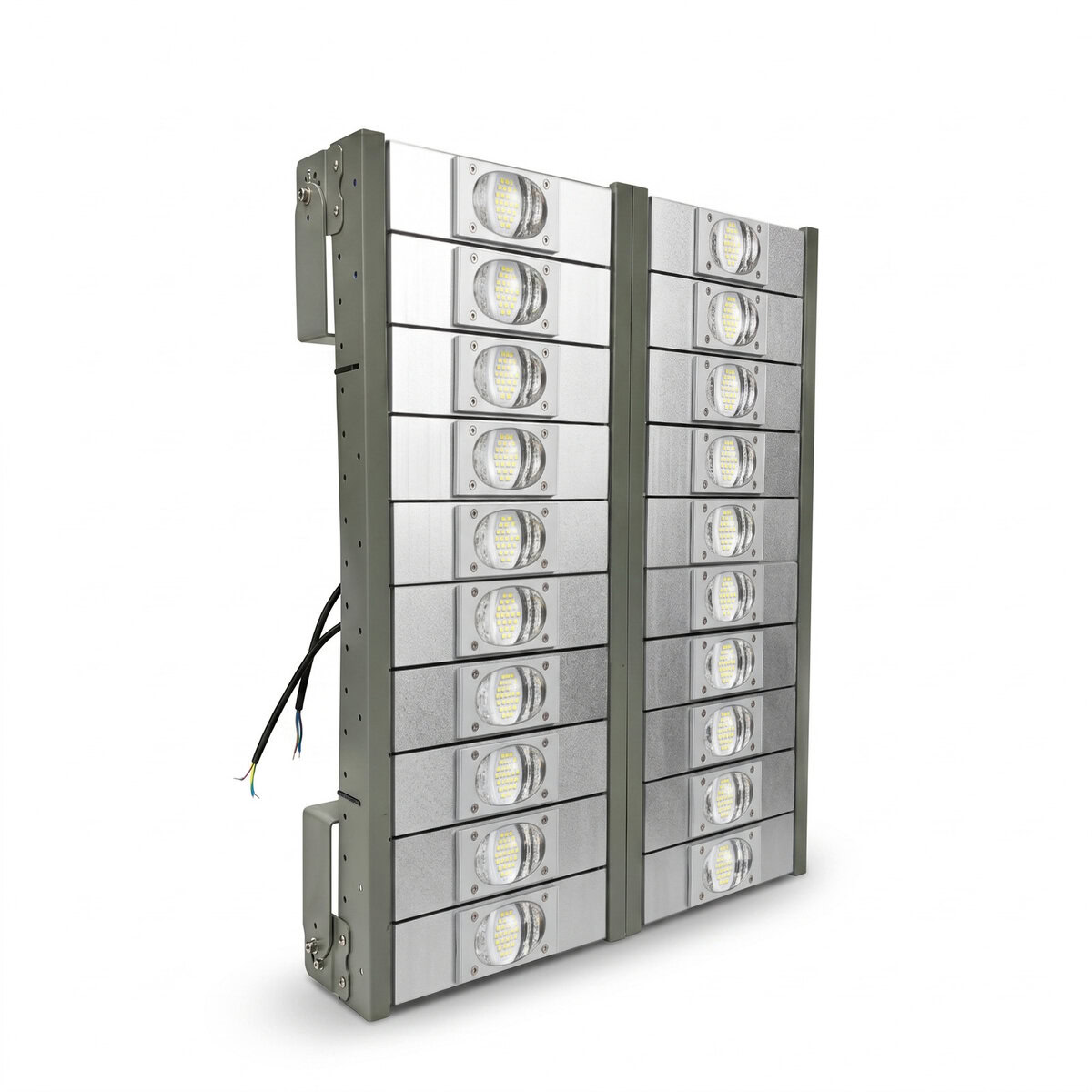 Đèn LED pha P01 (Khung xám) Module COB 3030 - Công suất 1000W