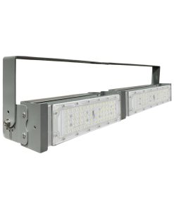Đèn LED pha P01 (Khung xám) Lắp ngang Module SMD 3030 Mẫu A - Công suất 100W