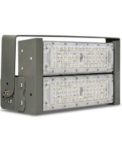 Đèn LED pha P01 (Khung xám) Module SMD 3030 Mẫu A - Công suất 100W