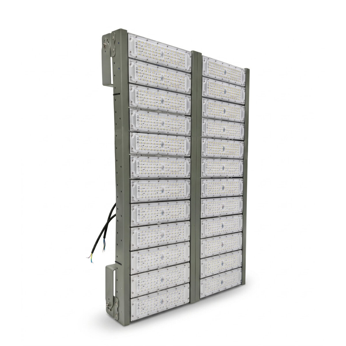 Đèn LED pha P01 (Khung xám) Module SMD 3030 Mẫu A - Công suất 1200W