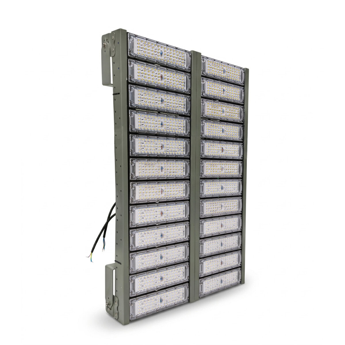 Đèn LED pha P01 (Khung xám) Module SMD 3030 Mẫu B - Công suất 1200W