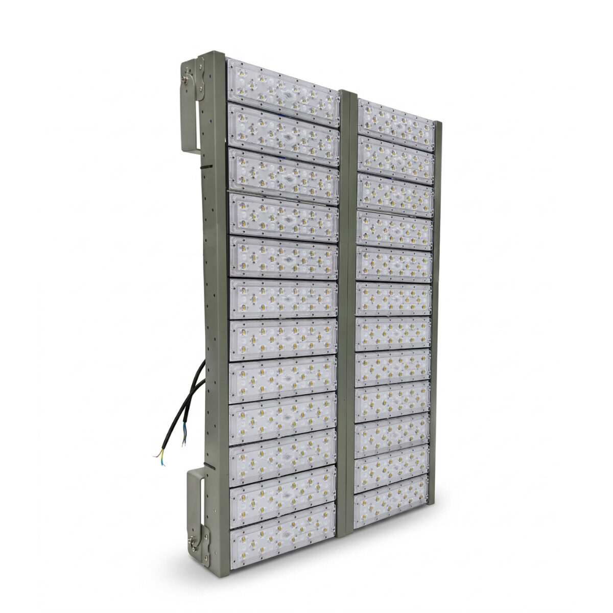 Đèn LED pha P01 (Khung xám) Module SMD 5050 Mẫu A - Công suất 1200W