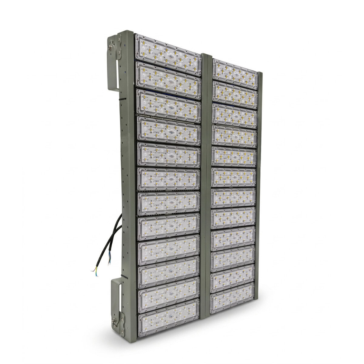 Đèn LED pha P01 (Khung xám) Module SMD 5050 Mẫu B - Công suất 1200W