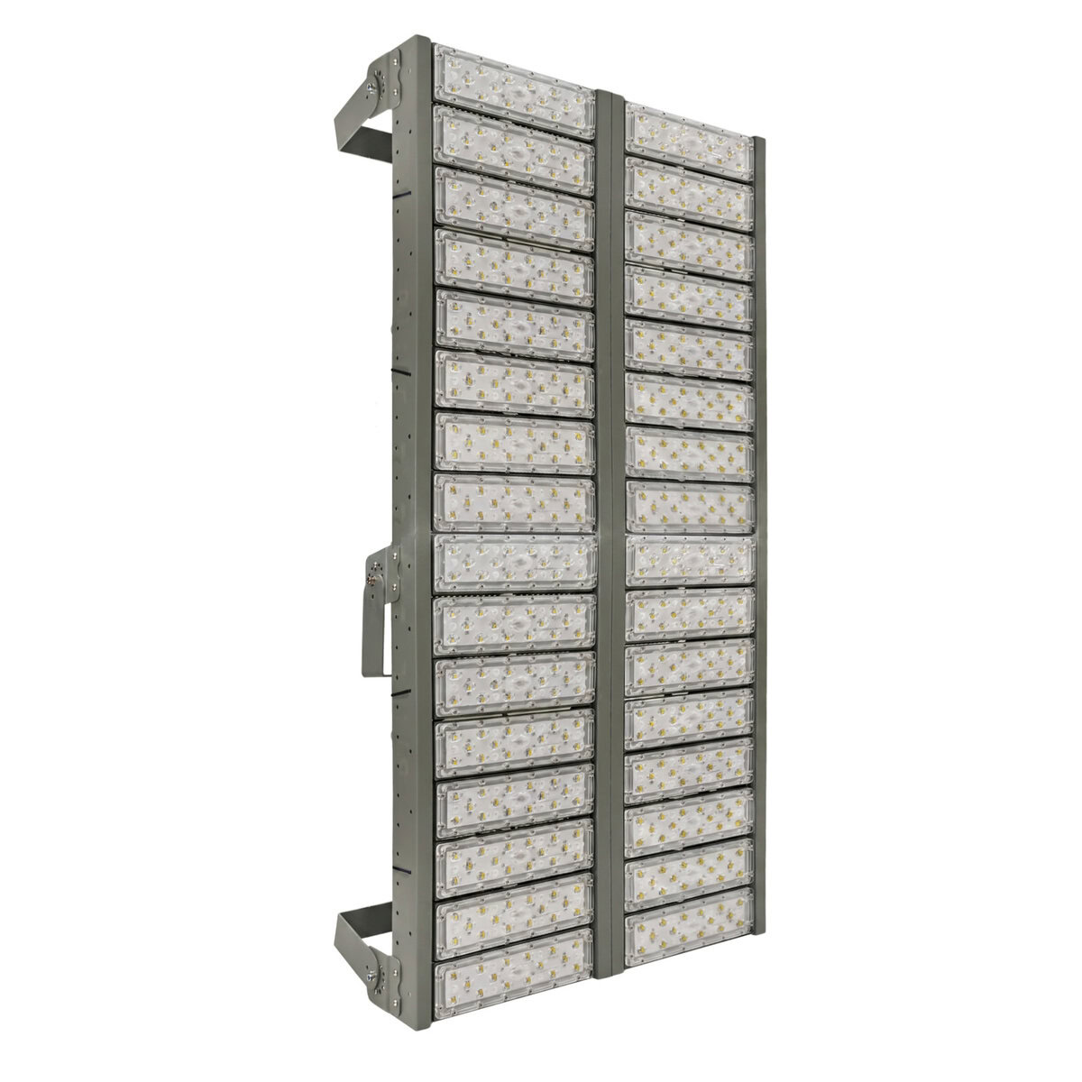 Đèn LED pha P01 (Khung xám) Module SMD 5050 Mẫu B - Công suất 1500W