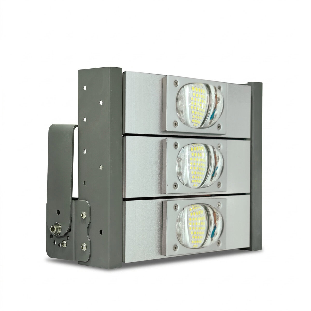 Đèn LED pha P01 (Khung xám) Module COB 3030 - Công suất 150W