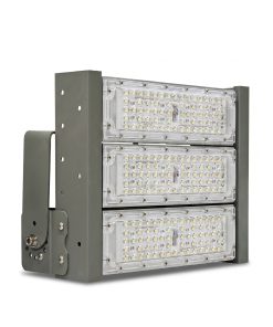 Đèn LED pha P01 (Khung xám) Module SMD 3030 Mẫu A - Công suất 150W