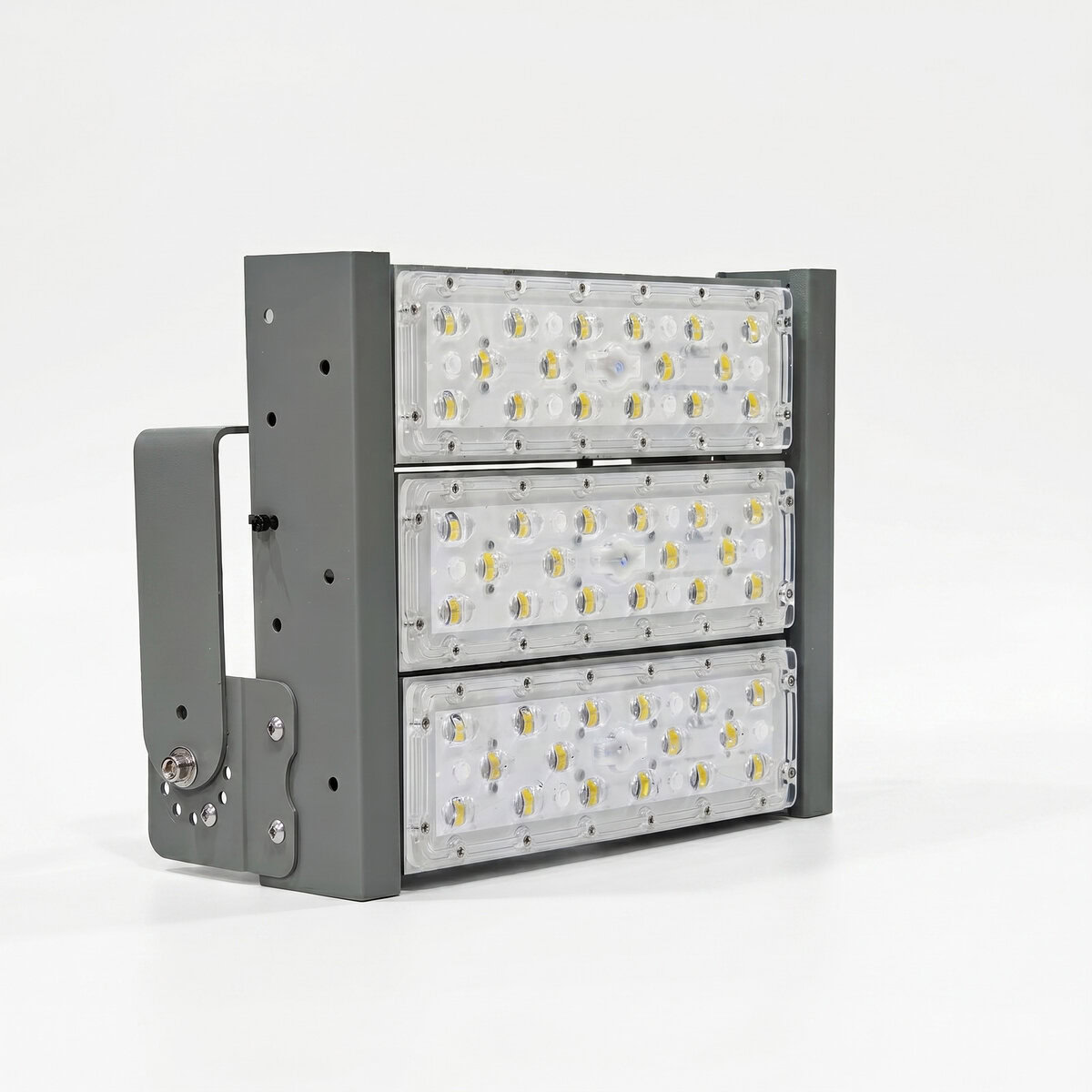 Đèn LED pha P01 (Khung xám) Module SMD 5050 Mẫu A - Công suất 150W