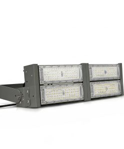 Đèn LED pha P01 (Khung xám) Lắp ngang Module SMD 3030 Mẫu B - Công suất 200W