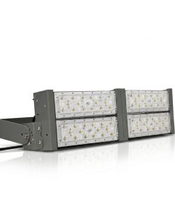 Đèn LED pha P01 (Khung xám) Lắp ngang Module SMD 5050 Mẫu A - Công suất 200W