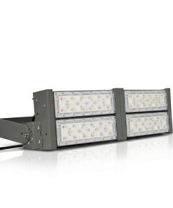 Đèn LED pha P01 (Khung xám) Lắp ngang Module SMD 5050 Mẫu B - Công suất 200W