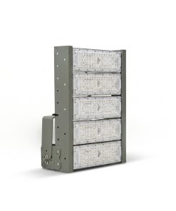 Đèn LED pha P01 (Khung xám) Module SMD 3030 Mẫu A - Công suất 250W