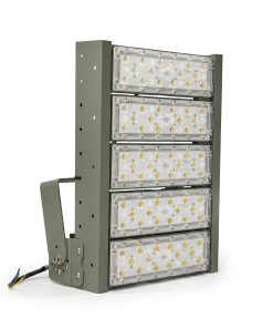 Đèn LED pha P01 (Khung xám) Module SMD 5050 Mẫu B - Công suất 250W