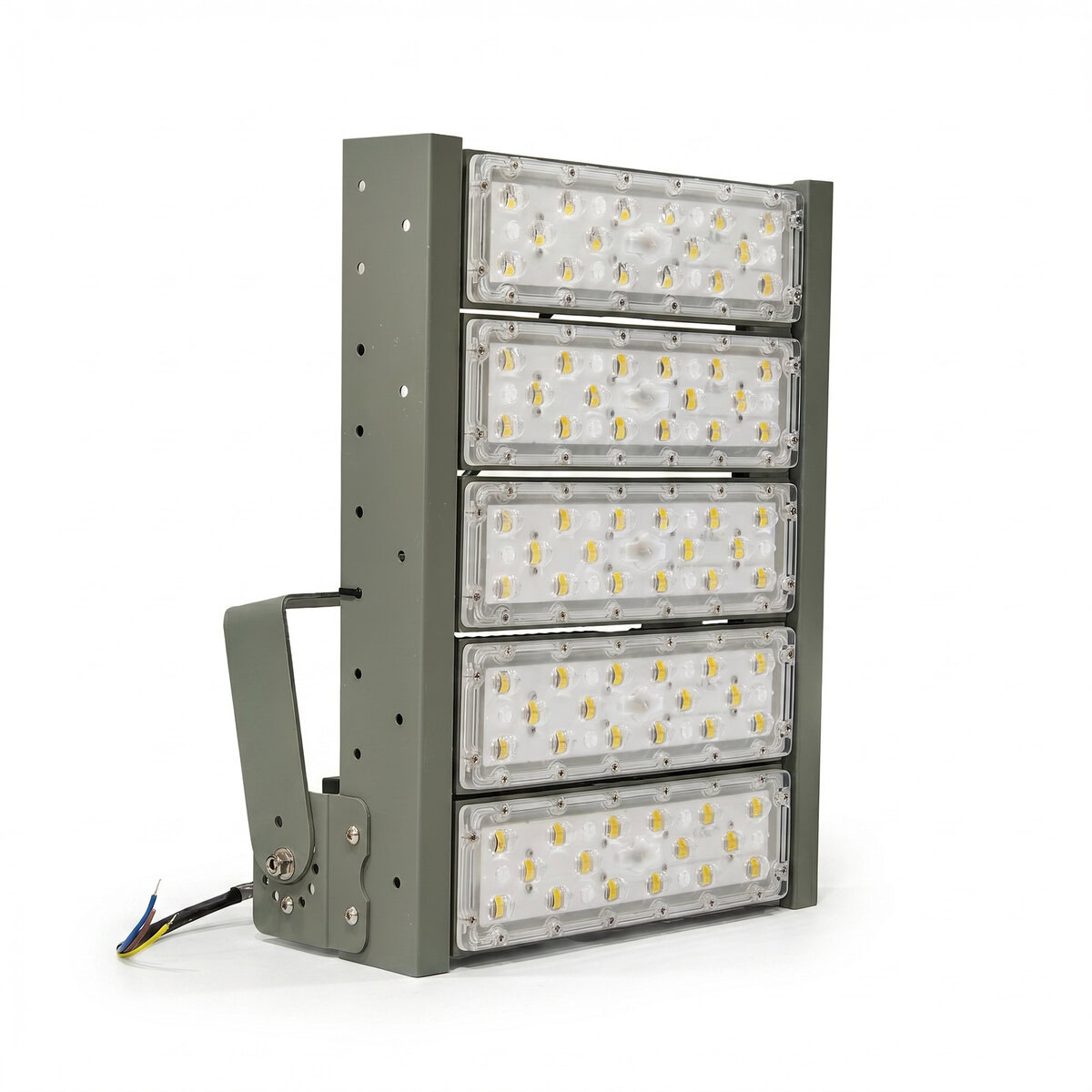 Đèn LED pha P01 (Khung xám) Module SMD 5050 Mẫu B - Công suất 250W