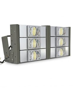 Đèn LED pha P01 (Khung xám) Lắp ngang Module COB 3030 - Công suất 300W