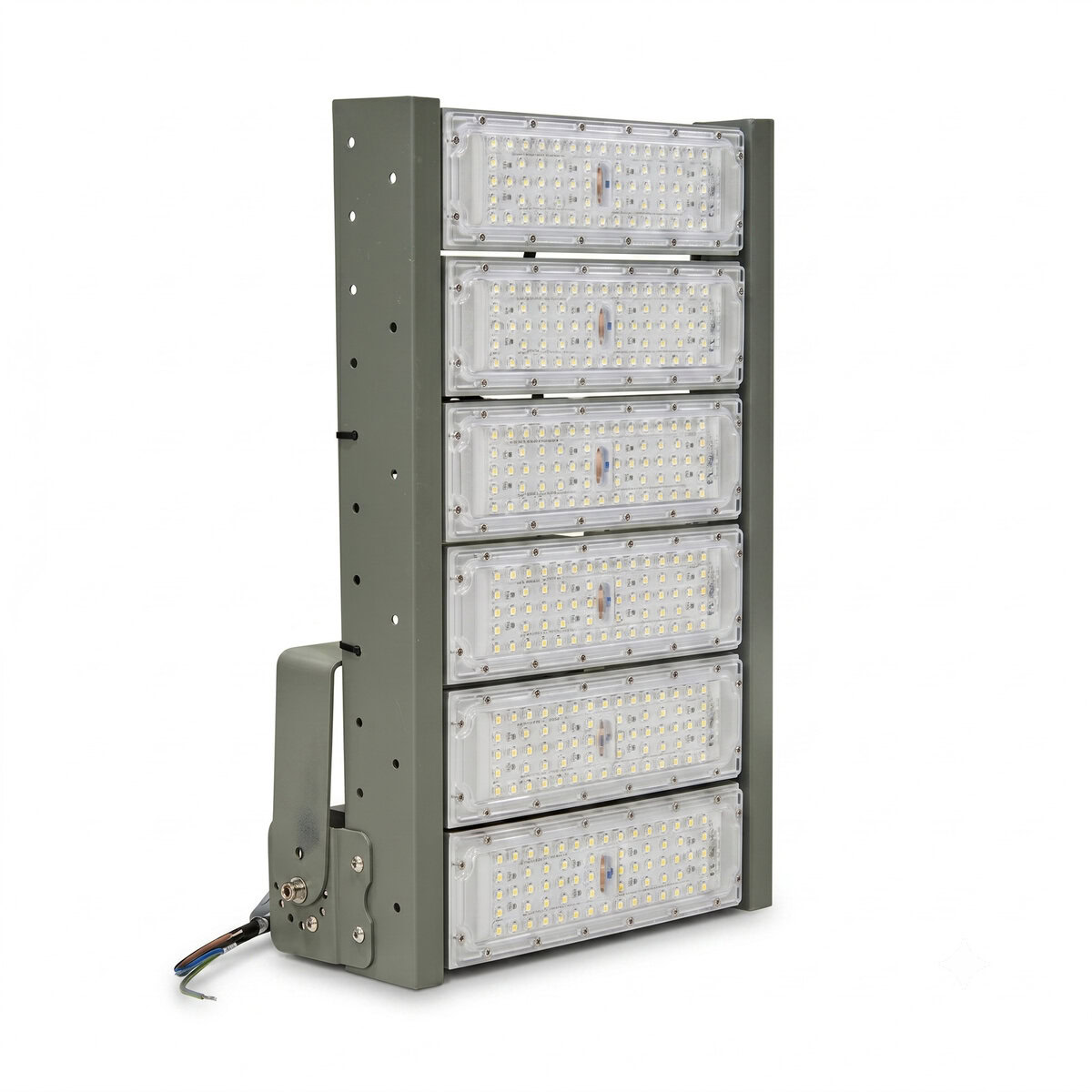 Đèn LED pha P01 (Khung xám) Module SMD 3030 Mẫu A - Công suất 300W