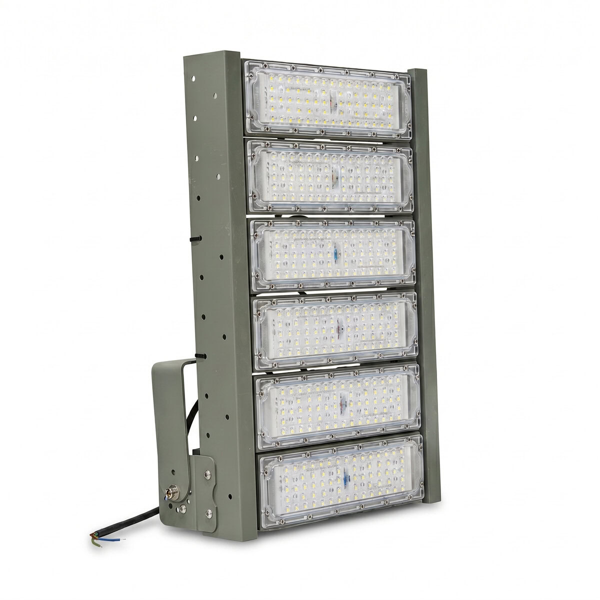Đèn LED pha P01 (Khung xám) Module SMD 3030 Mẫu B - Công suất 300W