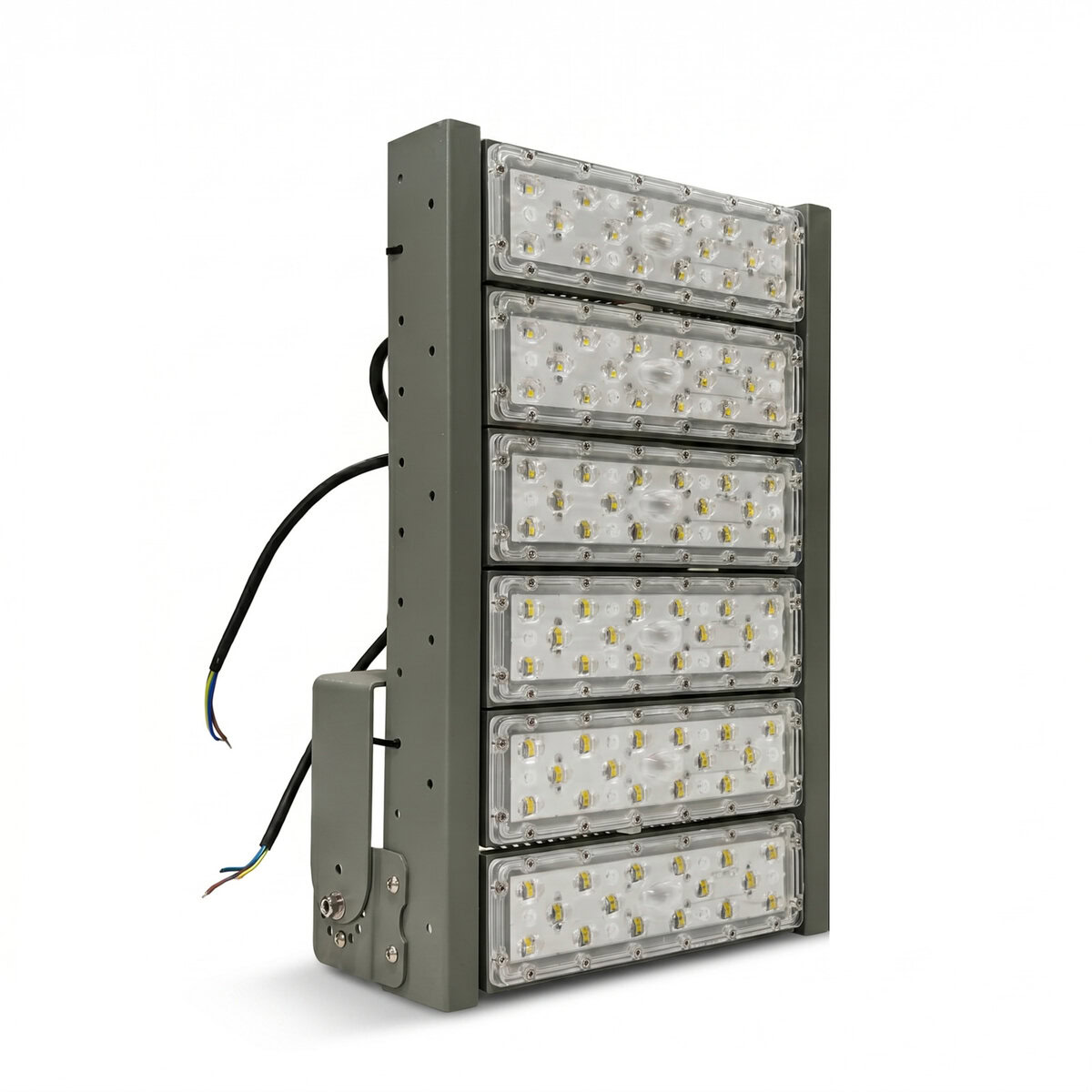Đèn LED pha P01 (Khung xám) Module SMD 5050 Mẫu B - Công suất 300W