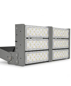 Đèn LED pha P01 (Khung xám) Lắp ngang Module SMD 5050 Mẫu B - Công suất 300W
