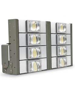 Đèn LED pha P01 (Khung xám) Module COB 3030 - Công suất 400W