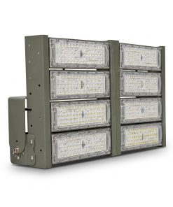 Đèn LED pha P01 (Khung xám) Module SMD 3030 Mẫu B - Công suất 400W