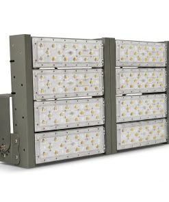 Đèn LED pha P01 (Khung xám) Module SMD 5050 Mẫu A - Công suất 400W