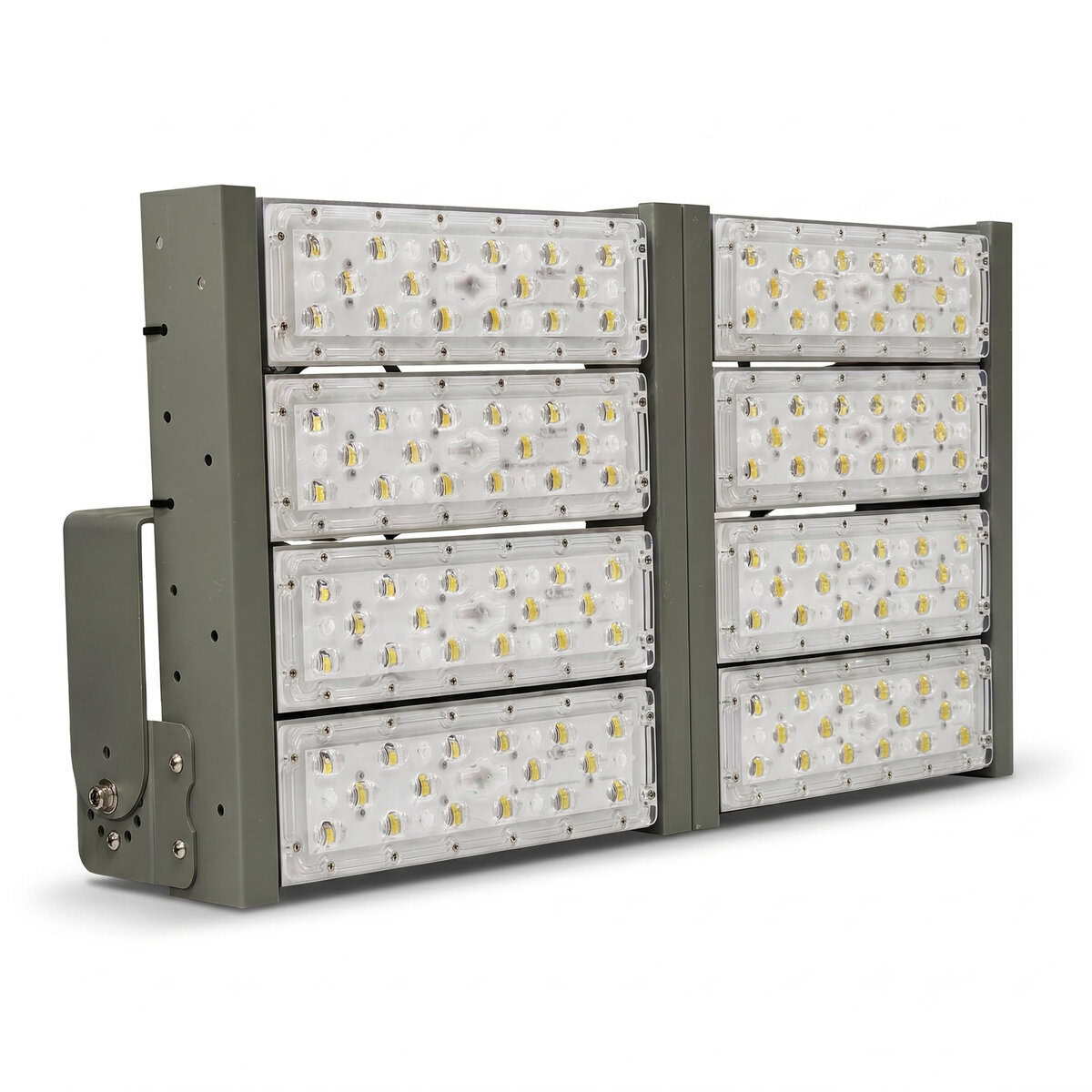 Đèn LED pha P01 (Khung xám) Module SMD 5050 Mẫu A - Công suất 400W