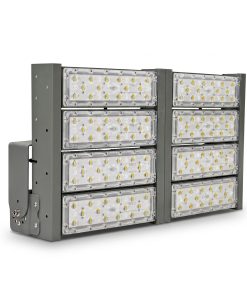 Đèn LED pha P01 (Khung xám) Module SMD 5050 Mẫu B - Công suất 400W