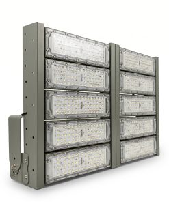 Đèn LED pha P01 (Khung xám) Module SMD 3030 Mẫu B - Công suất 500W