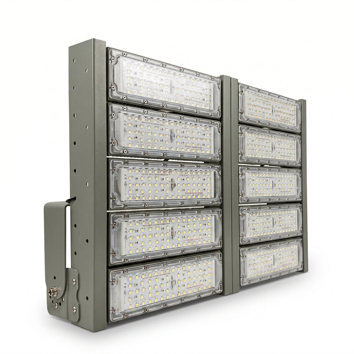 Đèn LED pha P01 (Khung xám) Module SMD 3030 Mẫu B - Công suất 500W
