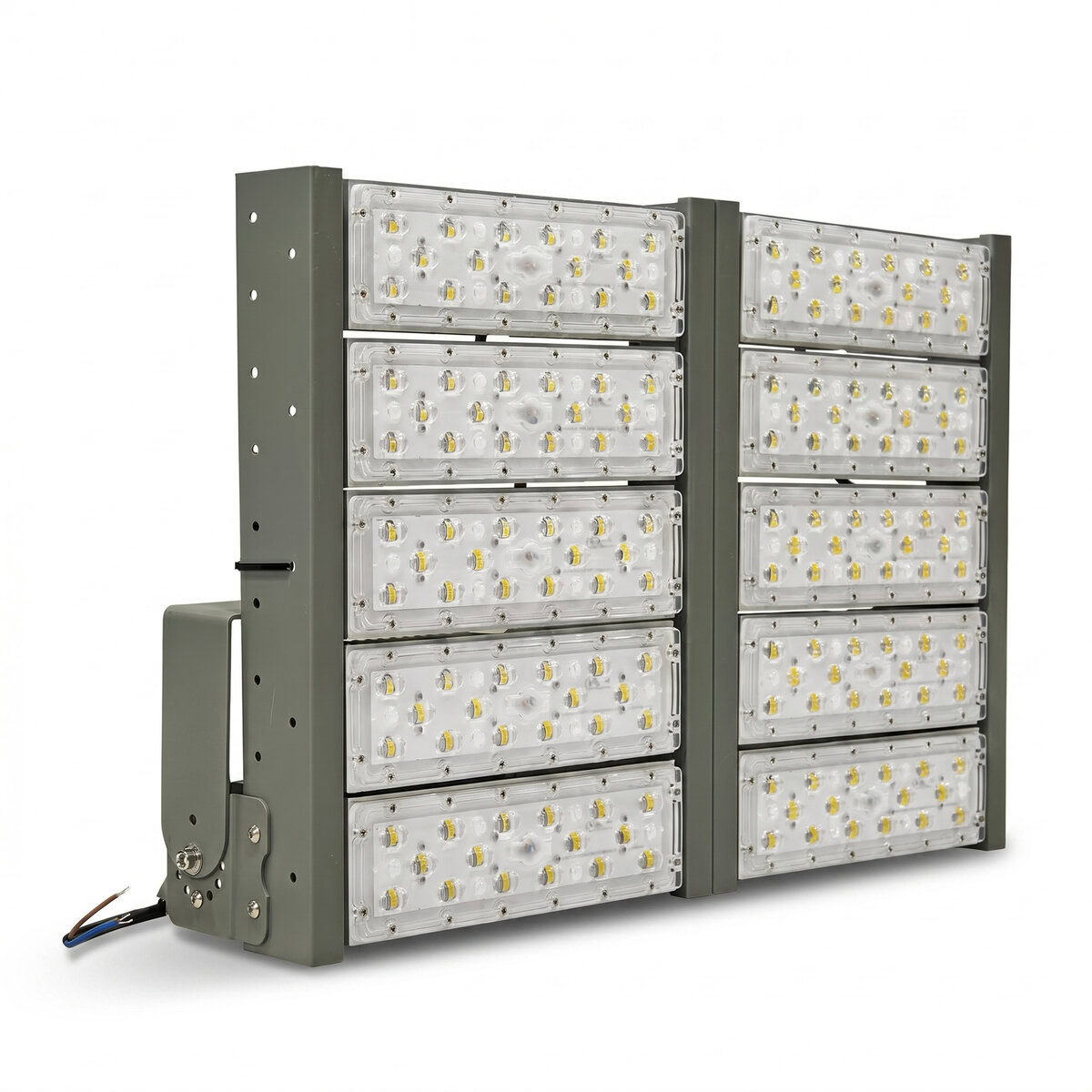 Đèn LED pha P01 (Khung xám) Module SMD 5050 Mẫu A - Công suất 500W
