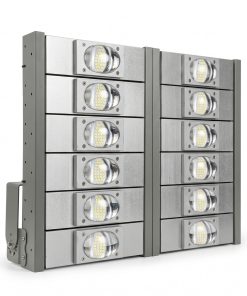 Đèn LED pha P01 (Khung xám) Module COB 3030 - Công suất 600W
