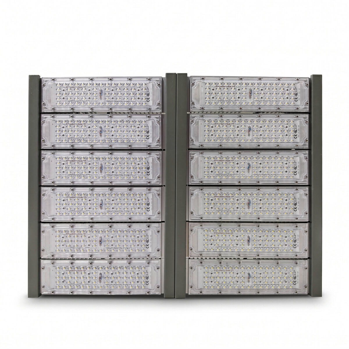 Đèn LED pha P01 (Khung xám) Module SMD 3030 Mẫu A - Công suất 600W - Ảnh 2