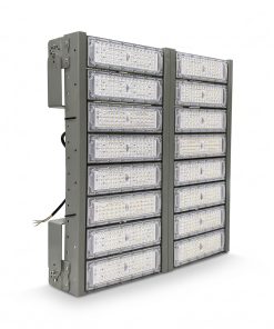 Đèn LED pha P01 (Khung xám) Module SMD 3030 Mẫu B - Công suất 800W