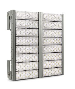 Đèn LED pha P01 (Khung xám) Module SMD 5050 Mẫu A - Công suất 800W