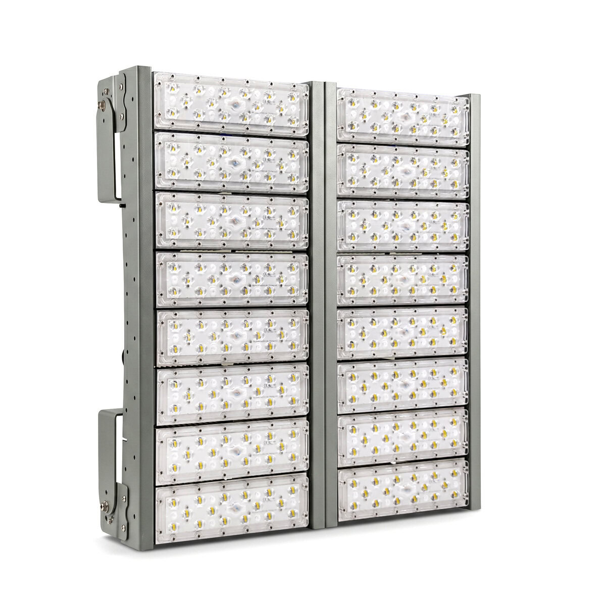 Đèn LED pha P01 (Khung xám) Module SMD 5050 Mẫu A - Công suất 800W