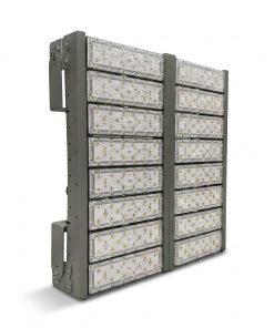 Đèn LED pha P01 (Khung xám) Module SMD 5050 Mẫu B - Công suất 800W