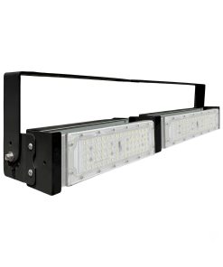 Đèn LED pha P03 (Khung đen) Lắp ngang Module SMD 3030 Mẫu A - Công suất 100W