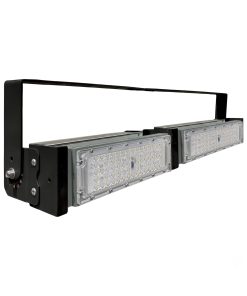 Đèn LED pha P03 (Khung đen) Lắp ngang Module SMD 3030 Mẫu B - Công suất 100W