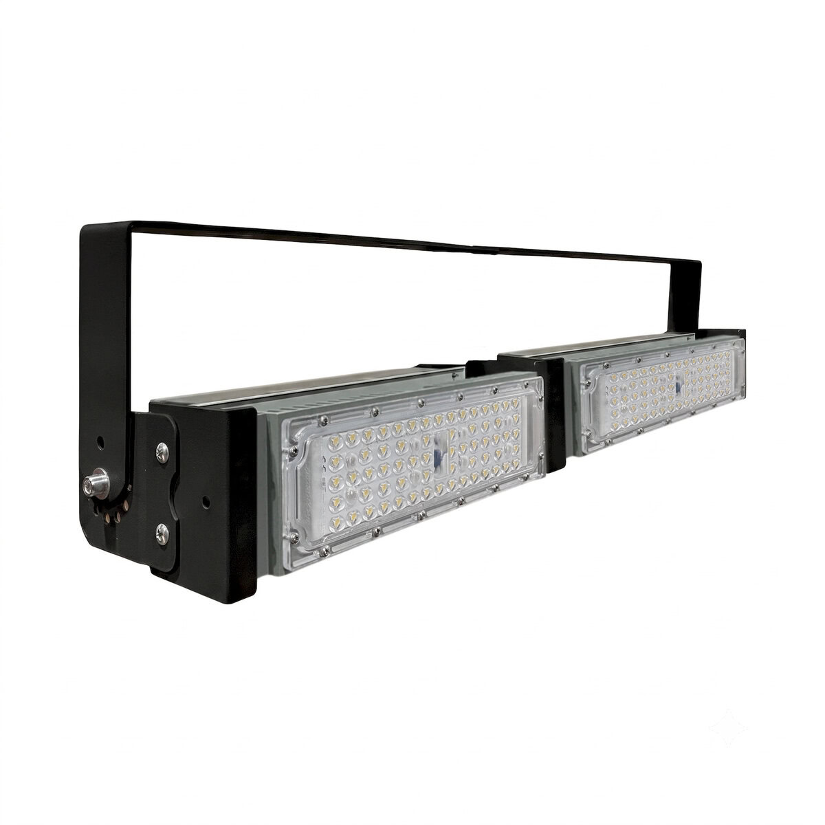 Đèn LED pha P03 (Khung đen) Lắp ngang Module SMD 3030 Mẫu B - Công suất 100W