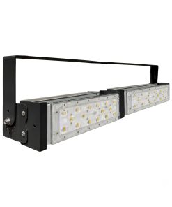 Đèn LED pha P03 (Khung đen) Lắp ngang Module SMD 5050 Mẫu A - Công suất 100W