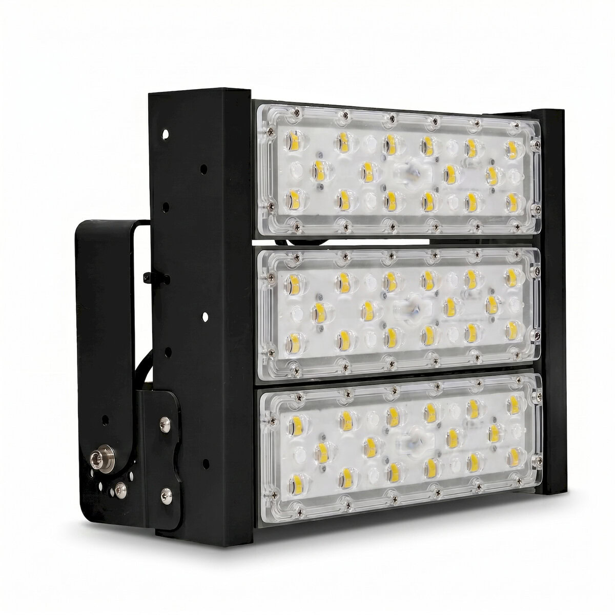 Đèn LED pha P03 (Khung đen) Module SMD 5050 Mẫu B - Công suất 150W
