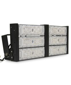 Đèn LED pha P03 (Khung đen) Lắp ngang Module SMD 3030 Mẫu A - Công suất 300W