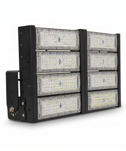 Đèn LED pha P03 (Khung đen) Module SMD 3030 Mẫu B - Công suất 400W