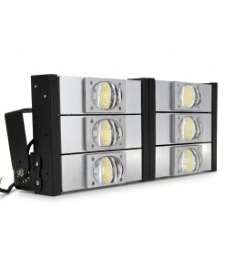 Đèn LED pha P03 (Khung đen) Lắp ngang Module COB 3030 - Công suất 300W