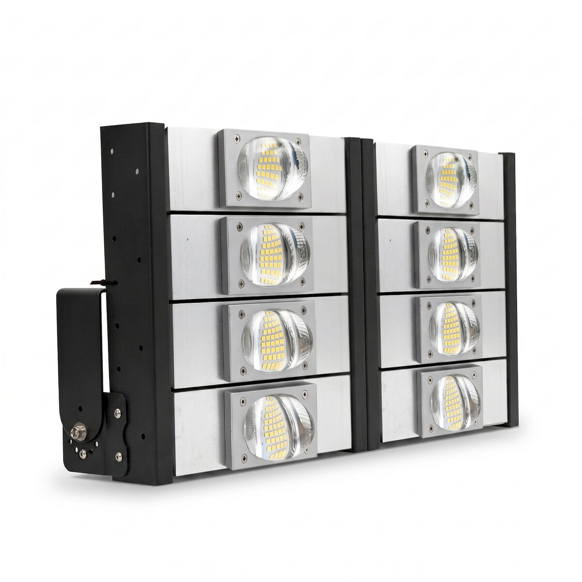 Đèn LED pha P03 (Khung đen) Module COB 3030 - Công suất 400W