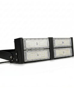 Đèn LED pha P03 (Khung đen) Lắp ngang Module SMD 3030 Mẫu B - Công suất 200W