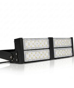 Đèn LED pha P03 (Khung đen) Lắp ngang Module SMD 5050 Mẫu B - Công suất 200W